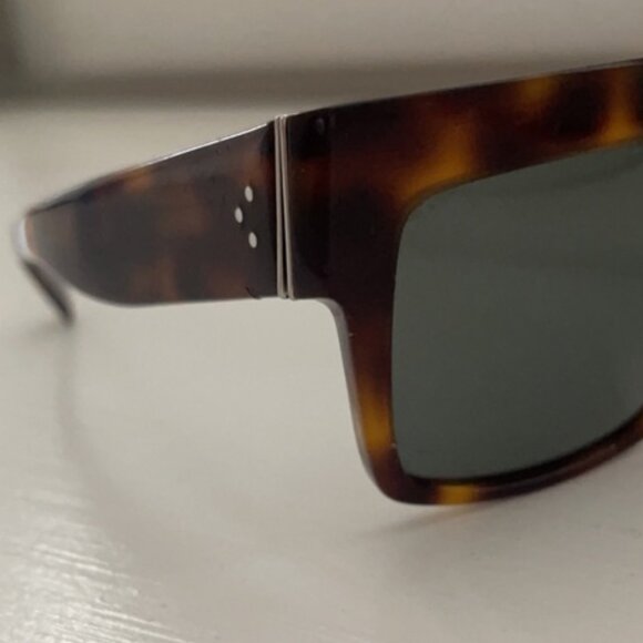 Celine ZZ top CL 41756 Tortoiseshell Polarized Green Lenses Kim K main image 5